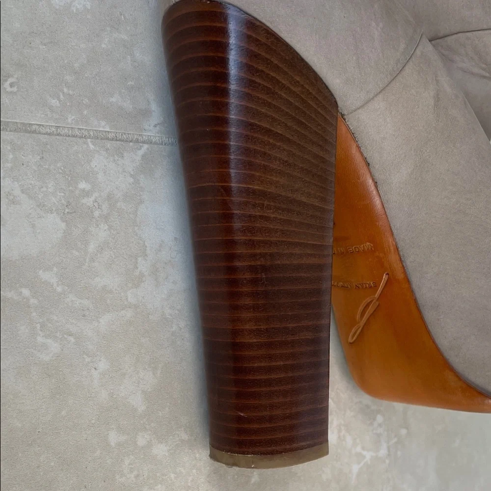 Brian Atwoood tall platform heeled boots size 8 - Picture 5 of 16